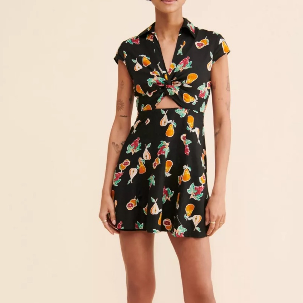 Urban Outfitters Twist Front Mini Dress Size Small